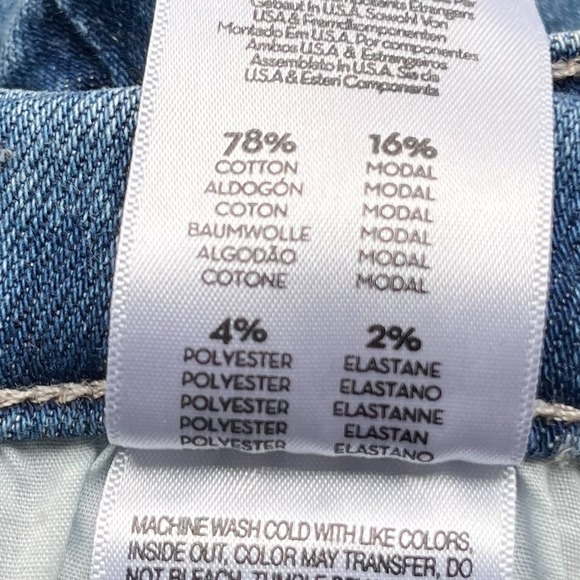 Mother Jeans Lil Hustler Ankle Fray Grasping At Straws Womens 28 - Picture 12 of 14